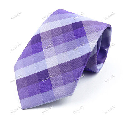 Nouă cravată țesută jacquard de înaltă calitate pentru bărbați, modă clasică, cravată în carouri, petrecere de afaceri, birou, costum pentru bărbați, accesorii pentru cămașă