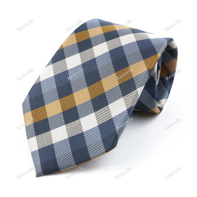 Nouă cravată țesută jacquard de înaltă calitate pentru bărbați, modă clasică, cravată în carouri, petrecere de afaceri, birou, costum pentru bărbați, accesorii pentru cămașă