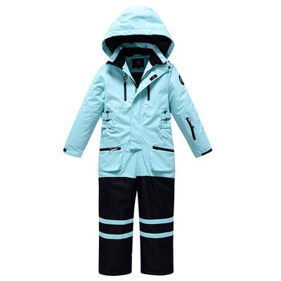 Zimné dievčenské chlapčenské lyžiarske overaly, snowboardové overaly, snowboardové teplé, vetruodolné, nepremokavé, detské lyžiarske oblečenie, outdoorové športové oblečenie