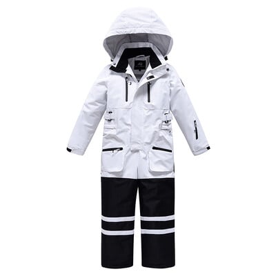 Zimné dievčenské chlapčenské lyžiarske overaly, snowboardové overaly, snowboardové teplé, vetruodolné, nepremokavé, detské lyžiarske oblečenie, outdoorové športové oblečenie