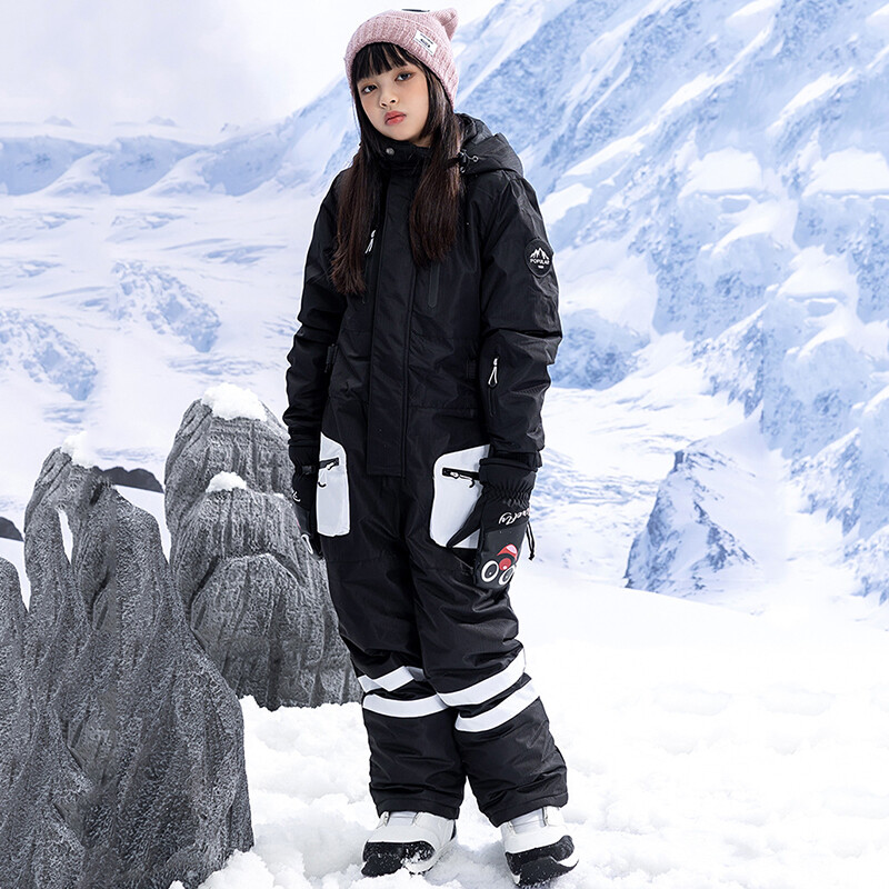 Zimné dievčenské chlapčenské lyžiarske overaly, snowboardové overaly, snowboardové teplé, vetruodolné, nepremokavé, detské lyžiarske oblečenie, outdoorové športové oblečenie