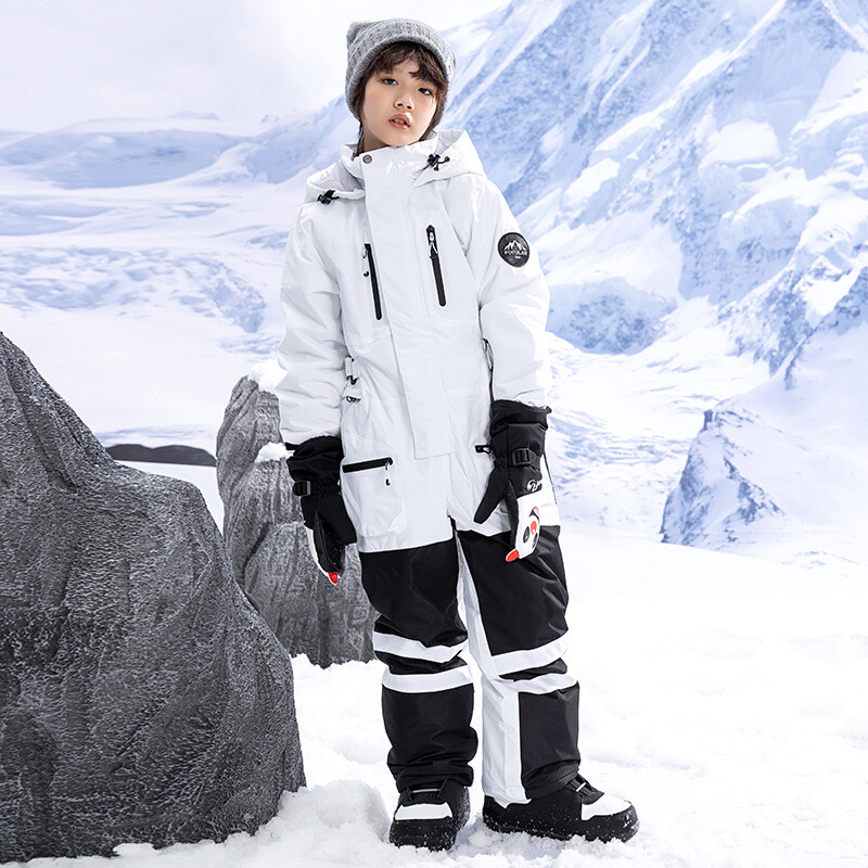 Zimné dievčenské chlapčenské lyžiarske overaly, snowboardové overaly, snowboardové teplé, vetruodolné, nepremokavé, detské lyžiarske oblečenie, outdoorové športové oblečenie