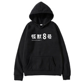 Hanorace cu glugă Kaiju nr. 8 Hanorace cu glugă Mnaga japoneză Îmbrăcăminte toamnă iarnă mâneci lungi polar îmbrăcăminte caldă cu glugă