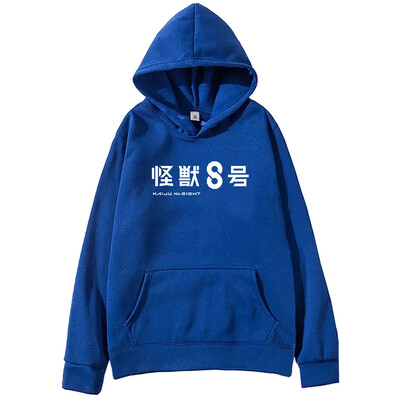 Hanorace cu glugă Kaiju nr. 8 Hanorace cu glugă Mnaga japoneză Îmbrăcăminte toamnă iarnă mâneci lungi polar îmbrăcăminte caldă cu glugă