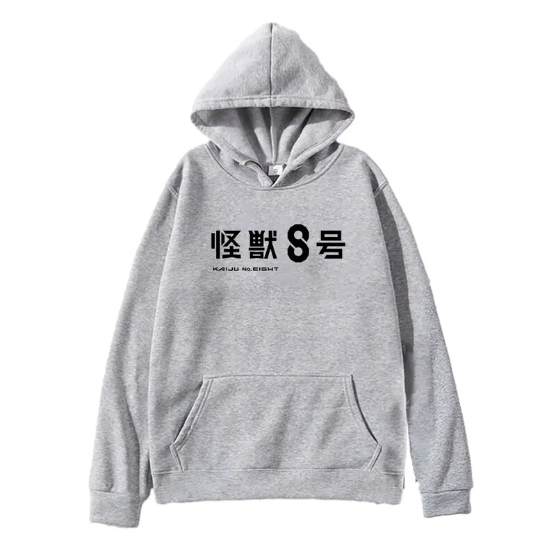 Hanorace cu glugă Kaiju nr. 8 Hanorace cu glugă Mnaga japoneză Îmbrăcăminte toamnă iarnă mâneci lungi polar îmbrăcăminte caldă cu glugă