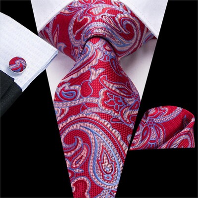 Hi-Tie Mint Green Paisley zīda kāzu kaklasaite vīriešiem Vasaras modes dizains Hanky aproču pogas dāvanu komplekts Biznesa ballīte Dropshipping
