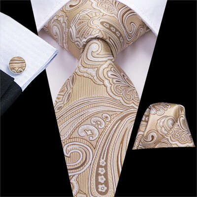Hi-Tie Mint Green Paisley zīda kāzu kaklasaite vīriešiem Vasaras modes dizains Hanky aproču pogas dāvanu komplekts Biznesa ballīte Dropshipping