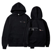 Pánske mikiny s kapucňou s potlačou, voľné ležérne oblečenie, módne dlhé rukávy s kapucňou, osobnosť, streetwear mikiny, Sudaderas