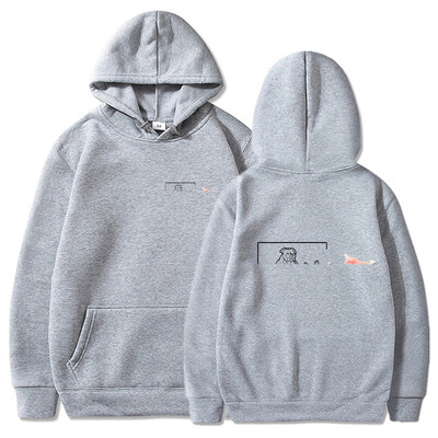 Pánske mikiny s kapucňou s potlačou, voľné ležérne oblečenie, módne dlhé rukávy s kapucňou, osobnosť, streetwear mikiny, Sudaderas