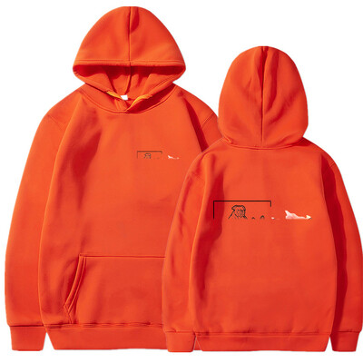 Pánske mikiny s kapucňou s potlačou, voľné ležérne oblečenie, módne dlhé rukávy s kapucňou, osobnosť, streetwear mikiny, Sudaderas