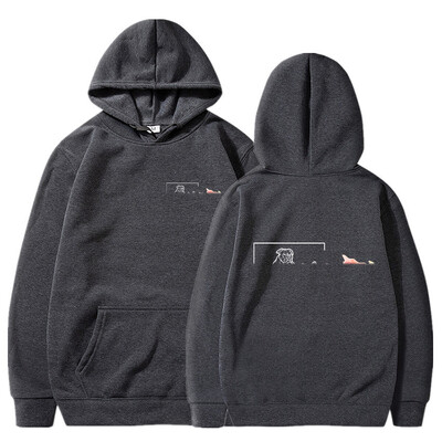 Pánske mikiny s kapucňou s potlačou, voľné ležérne oblečenie, módne dlhé rukávy s kapucňou, osobnosť, streetwear mikiny, Sudaderas