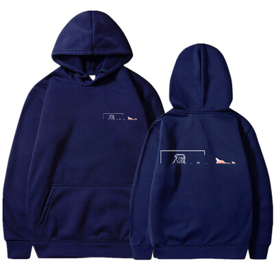 Pánske mikiny s kapucňou s potlačou, voľné ležérne oblečenie, módne dlhé rukávy s kapucňou, osobnosť, streetwear mikiny, Sudaderas