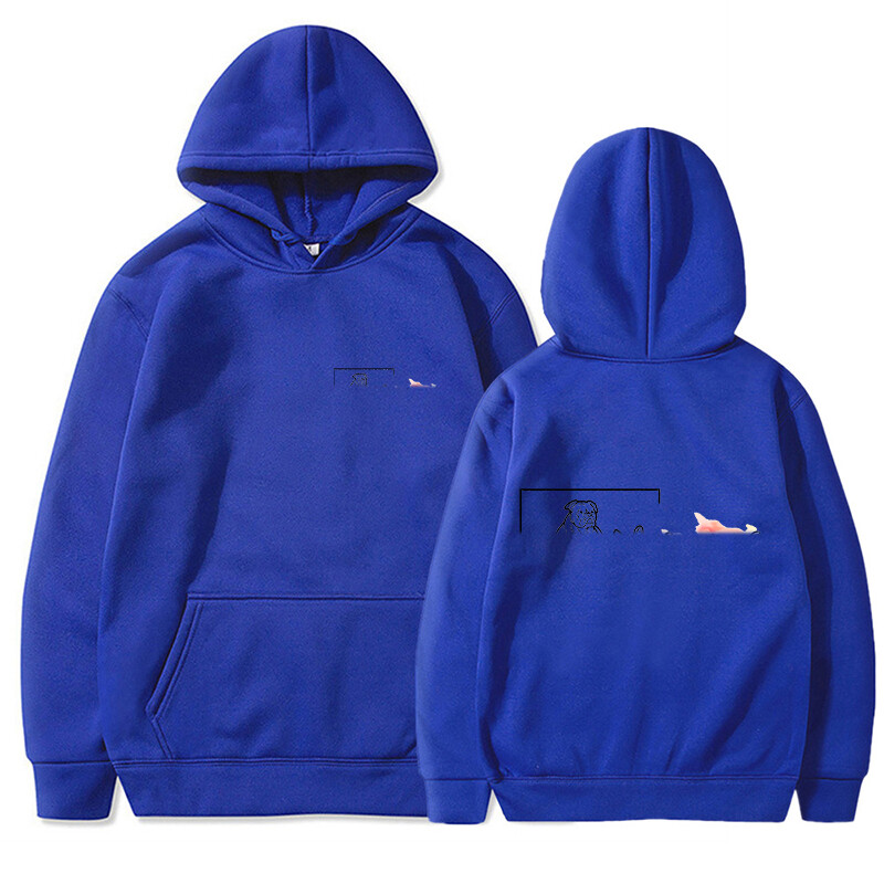 Pánske mikiny s kapucňou s potlačou, voľné ležérne oblečenie, módne dlhé rukávy s kapucňou, osobnosť, streetwear mikiny, Sudaderas