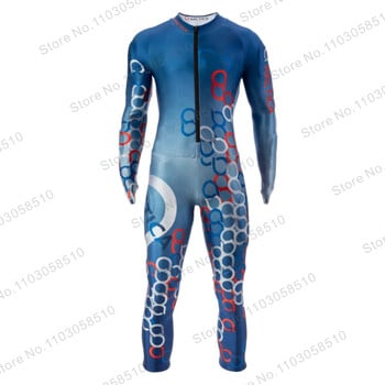 Performance Ski Race Pak Winter Flens Jumpsuits Heren Eendelige Ski-Pakken Snowboard Jumpsuit Sport Niet-Gewatteerd