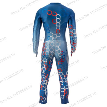 Performance Ski Race Pak Winter Flens Jumpsuits Heren Eendelige Ski-Pakken Snowboard Jumpsuit Sport Niet-Gewatteerd