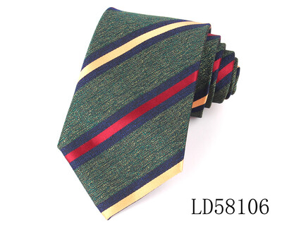 Νέες ριγέ γραβάτες για άντρες Γυναικεία μόδα πλάτος 8 εκ. Γαμπρός λαιμόκοψη Πράσινη γραβάτα Ανδρική ριγέ γραβάτα για επαγγελματικό γάμο Gravata