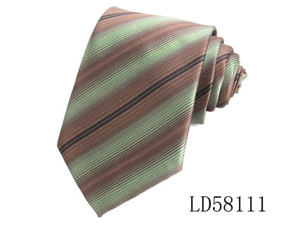 Νέες ριγέ γραβάτες για άντρες Γυναικεία μόδα πλάτος 8 εκ. Γαμπρός λαιμόκοψη Πράσινη γραβάτα Ανδρική ριγέ γραβάτα για επαγγελματικό γάμο Gravata