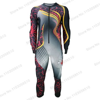 2023 Nieuwe Beest Top Gun Gs Race Pak Prestatie Gs Heren Race Ski Pakken Winter Flens Jumpsuits Een Stuk Downhill Speed Gs Set