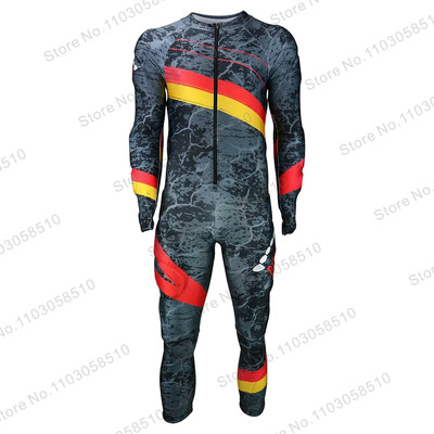 2023 Nieuwe Beest Top Gun Gs Race Pak Prestatie Gs Heren Race Ski Pakken Winter Flens Jumpsuits Een Stuk Downhill Speed Gs Set