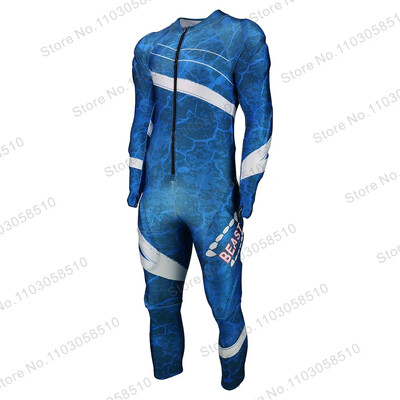 2023 Nieuwe Beest Top Gun Gs Race Pak Prestatie Gs Heren Race Ski Pakken Winter Flens Jumpsuits Een Stuk Downhill Speed Gs Set