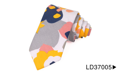 Új virágos nyakkendők férfiaknak nyomtatott pamut nyakkendő férfi nyakkendő 6 cm vékony nyakkendő vékony nyakkendő esküvőre