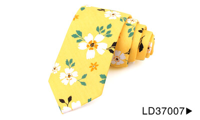 Új virágos nyakkendők férfiaknak nyomtatott pamut nyakkendő férfi nyakkendő 6 cm vékony nyakkendő vékony nyakkendő esküvőre