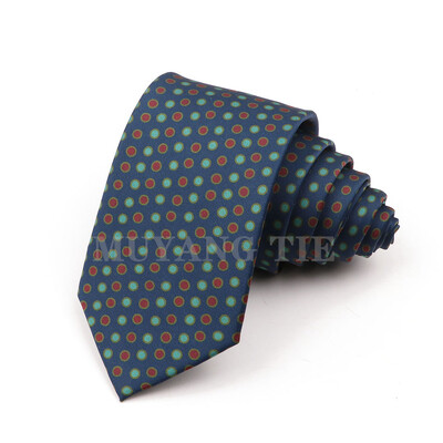 Stil nou La modă Cravată din poliester pentru bărbați Retro Moale Roșu Verde Galben Costum Cravate Accesorii pentru cadouri de nuntă