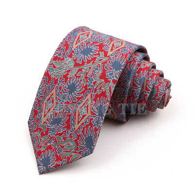 Stil nou La modă Cravată din poliester pentru bărbați Retro Moale Roșu Verde Galben Costum Cravate Accesorii pentru cadouri de nuntă