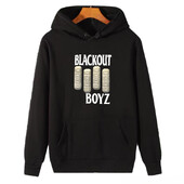 Blackout Boyz Vysokokvalitné módne mikiny s kapucňou s potlačou vhodné pre všetky vekové kategórie Zimný hrubý sveter s kapucňou pre mužov, športové oblečenie