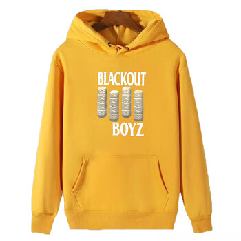 Blackout Boyz Висококачествени модни графични суичъри с качулка, подходящи за всички възрасти, зимен дебел пуловер, суичър с качулка, мъжко спортно облекло