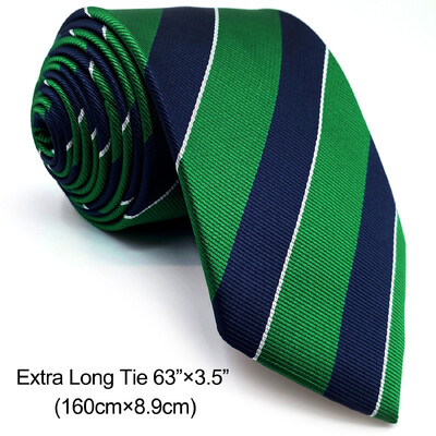 Y27 Ναυτικό Πράσινο ριγέ ανδρικές γραβάτες Μόδα ολοκαίνουργια
