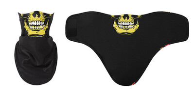 Skull 3D Winter Neck Warmer Ski Balaclava Cycling Mask Snowboard Sport Mascars Full Face Mascars Κασκόλ Αντιανεμική μάσκα σκι