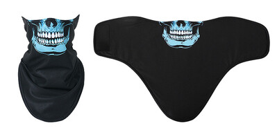 Skull 3D Winter Neck Warmer Ski Balaclava Cycling Mask Snowboard Sport Mascars Full Face Mascars Κασκόλ Αντιανεμική μάσκα σκι