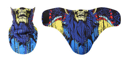 Skull 3D Winter Neck Warmer Ski Balaclava Cycling Mask Snowboard Sport Mascars Full Face Mascars Κασκόλ Αντιανεμική μάσκα σκι