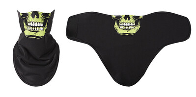 Skull 3D Winter Neck Warmer Ski Balaclava Cycling Mask Snowboard Sport Mascars Full Face Mascars Κασκόλ Αντιανεμική μάσκα σκι