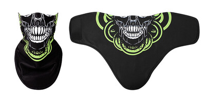 Skull 3D Winter Neck Warmer Ski Balaclava Cycling Mask Snowboard Sport Mascars Full Face Mascars Κασκόλ Αντιανεμική μάσκα σκι