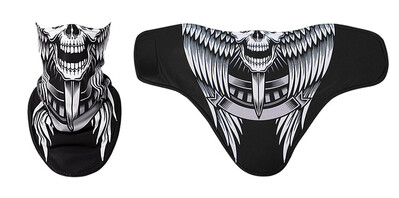 Skull 3D Winter Neck Warmer Ski Balaclava Cycling Mask Snowboard Sport Mascars Full Face Mascars Κασκόλ Αντιανεμική μάσκα σκι