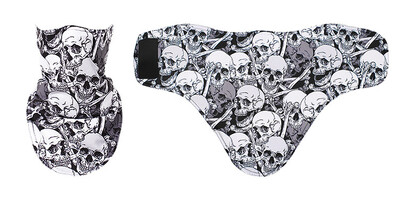 Skull 3D Winter Neck Warmer Ski Balaclava Cycling Mask Snowboard Sport Mascars Full Face Mascars Κασκόλ Αντιανεμική μάσκα σκι