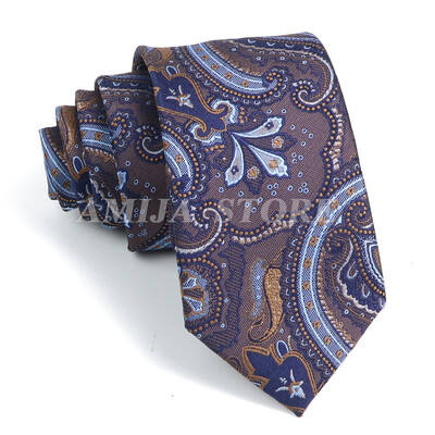 51 Styles Lipsud Meestele Paisley Lillelised Meeste Lipsud Roheline Punane Sinine Jacquard Kaelalips Aksessuaarid Igapäevaseks kandmiseks Cravat Pulmapeo Gif