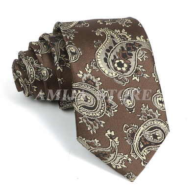 51 Styles Lipsud Meestele Paisley Lillelised Meeste Lipsud Roheline Punane Sinine Jacquard Kaelalips Aksessuaarid Igapäevaseks kandmiseks Cravat Pulmapeo Gif