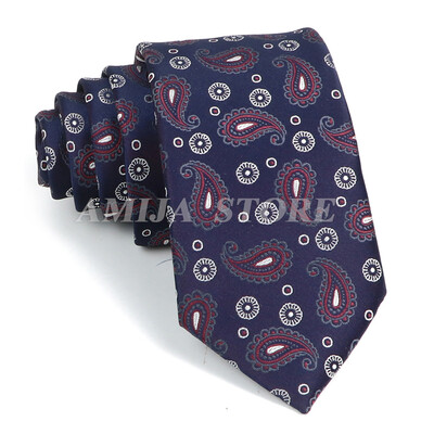 51 Styles Lipsud Meestele Paisley Lillelised Meeste Lipsud Roheline Punane Sinine Jacquard Kaelalips Aksessuaarid Igapäevaseks kandmiseks Cravat Pulmapeo Gif