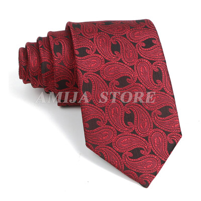 51 Styles Lipsud Meestele Paisley Lillelised Meeste Lipsud Roheline Punane Sinine Jacquard Kaelalips Aksessuaarid Igapäevaseks kandmiseks Cravat Pulmapeo Gif