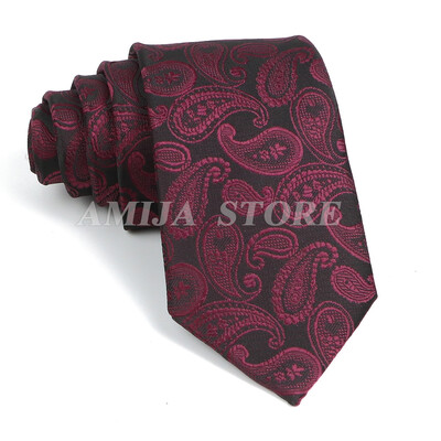 51 Styles Lipsud Meestele Paisley Lillelised Meeste Lipsud Roheline Punane Sinine Jacquard Kaelalips Aksessuaarid Igapäevaseks kandmiseks Cravat Pulmapeo Gif