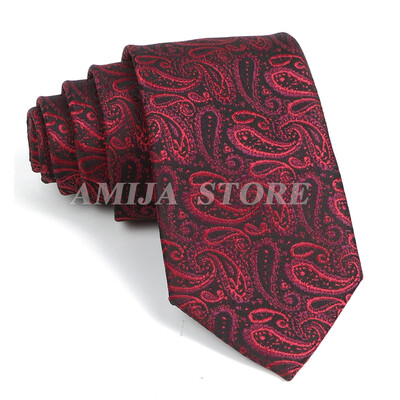 51 Styles Lipsud Meestele Paisley Lillelised Meeste Lipsud Roheline Punane Sinine Jacquard Kaelalips Aksessuaarid Igapäevaseks kandmiseks Cravat Pulmapeo Gif