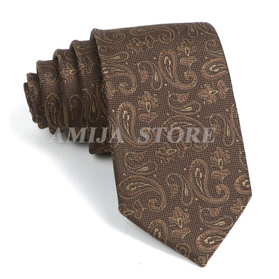 51 Styles Lipsud Meestele Paisley Lillelised Meeste Lipsud Roheline Punane Sinine Jacquard Kaelalips Aksessuaarid Igapäevaseks kandmiseks Cravat Pulmapeo Gif
