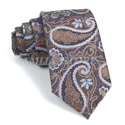 51 Styles Lipsud Meestele Paisley Lillelised Meeste Lipsud Roheline Punane Sinine Jacquard Kaelalips Aksessuaarid Igapäevaseks kandmiseks Cravat Pulmapeo Gif