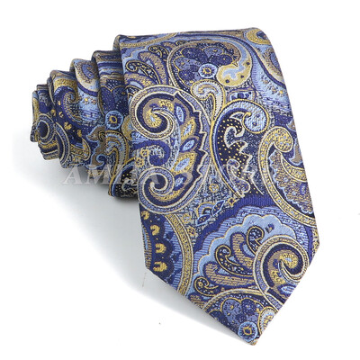 51 Styles Lipsud Meestele Paisley Lillelised Meeste Lipsud Roheline Punane Sinine Jacquard Kaelalips Aksessuaarid Igapäevaseks kandmiseks Cravat Pulmapeo Gif