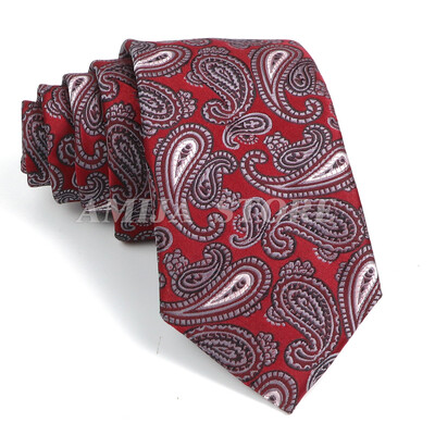 51 Styles Lipsud Meestele Paisley Lillelised Meeste Lipsud Roheline Punane Sinine Jacquard Kaelalips Aksessuaarid Igapäevaseks kandmiseks Cravat Pulmapeo Gif