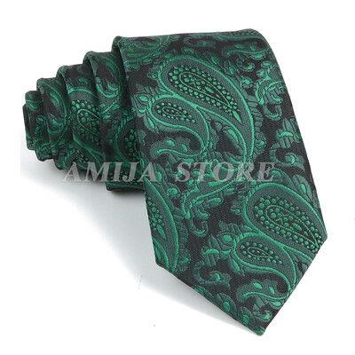 51 Styles Lipsud Meestele Paisley Lillelised Meeste Lipsud Roheline Punane Sinine Jacquard Kaelalips Aksessuaarid Igapäevaseks kandmiseks Cravat Pulmapeo Gif