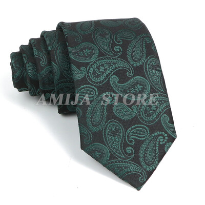 51 Styles Lipsud Meestele Paisley Lillelised Meeste Lipsud Roheline Punane Sinine Jacquard Kaelalips Aksessuaarid Igapäevaseks kandmiseks Cravat Pulmapeo Gif